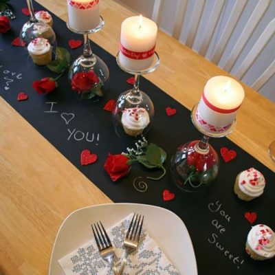 Un menu romantique à la maison !